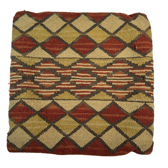 Pottery Barn kilim geometric Patterned pillow case Cover western boho southwest - Picture 1 of 10